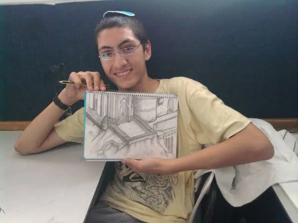 מחברת הציורים מהתיכון